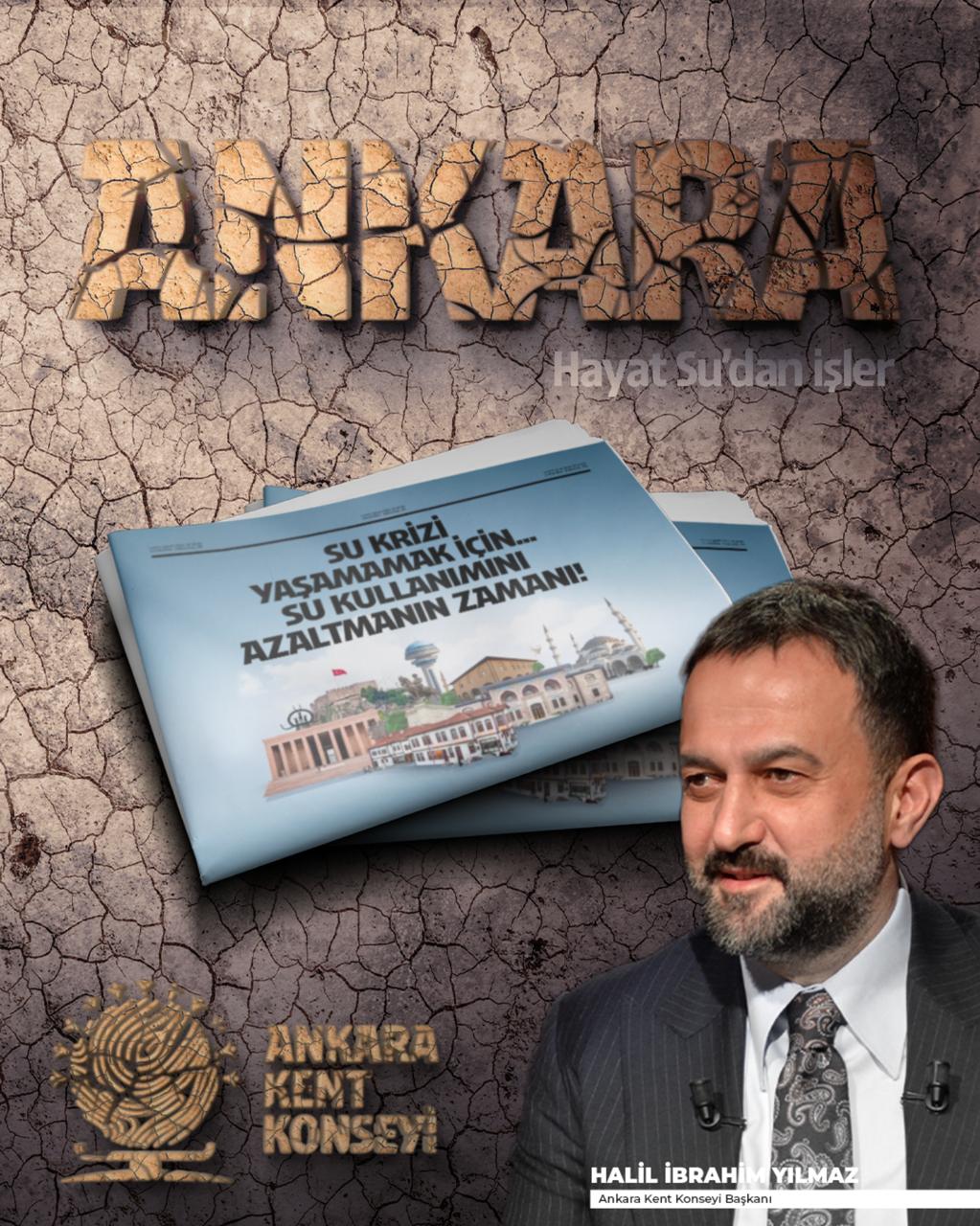 Ankara’da Su Krizi Yaşamamak İçin SU Kullanımını Azaltmanın Zamanı... 1