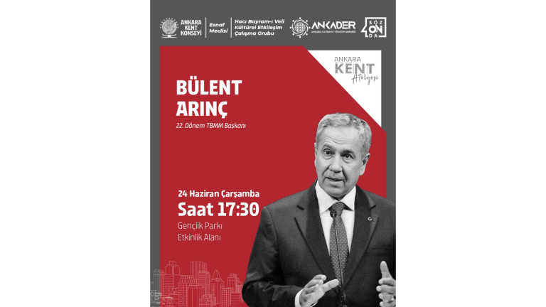 Bülent Arınç — etkinlik afişi