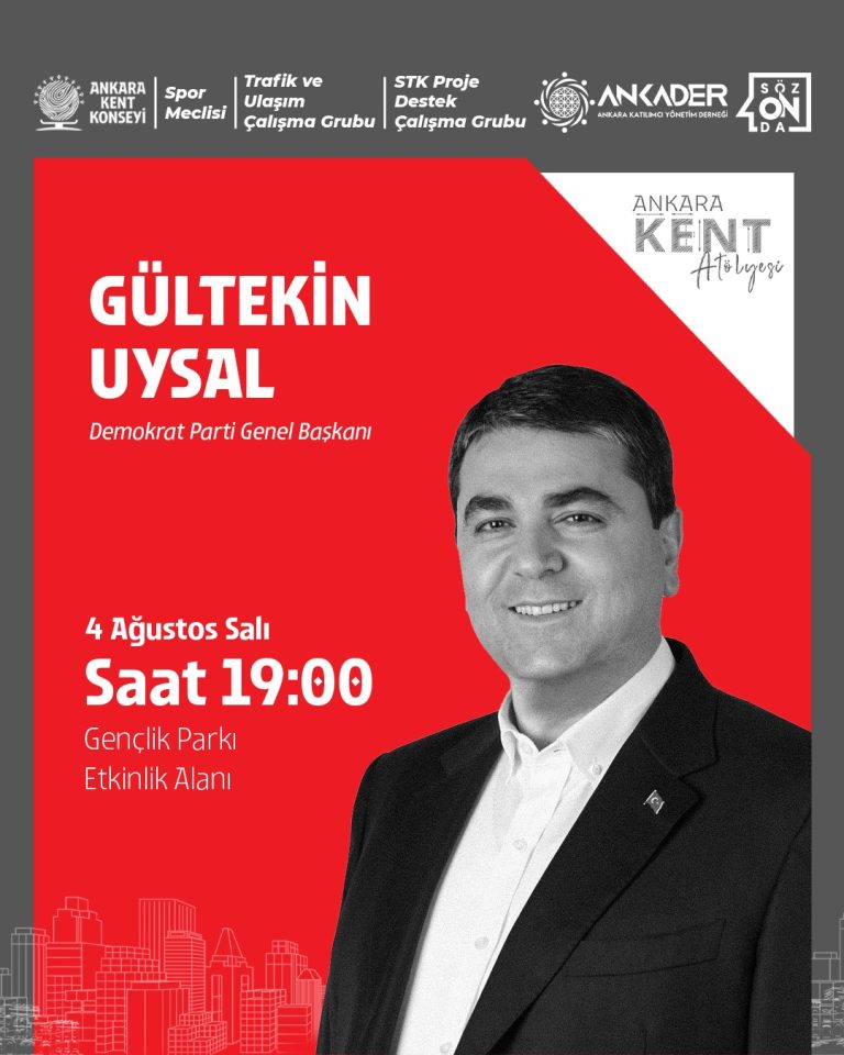 Gültekin Uysal — etkinlik afişi