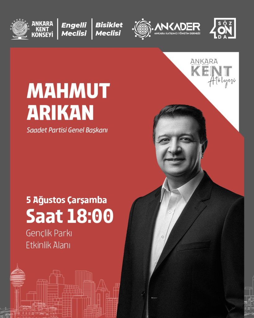 Mahmut Arıkan — etkinlik afişi