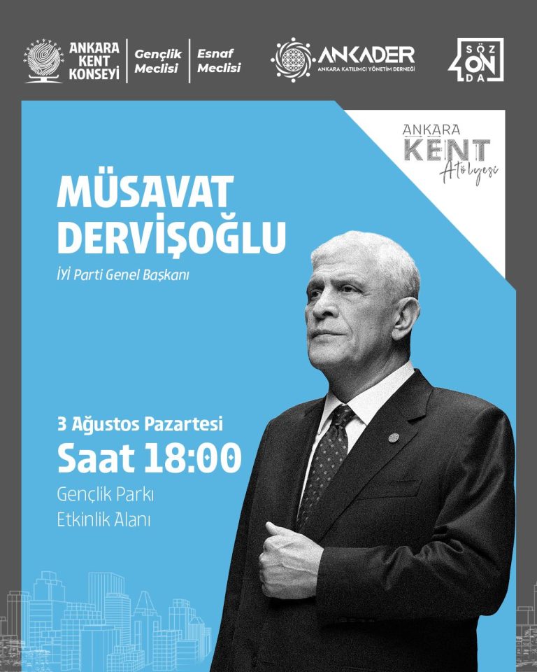 Müsavat Dervişoğlu — etkinlik afişi