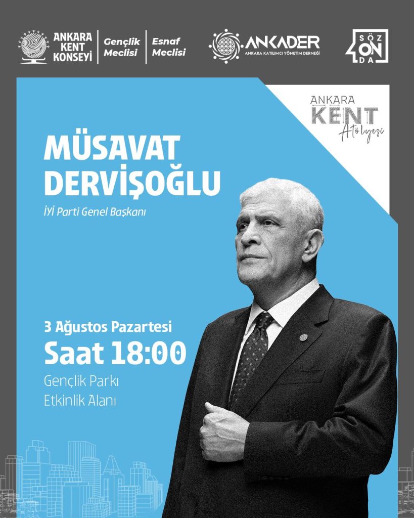 Müsavat Dervişoğlu — etkinlik afişi