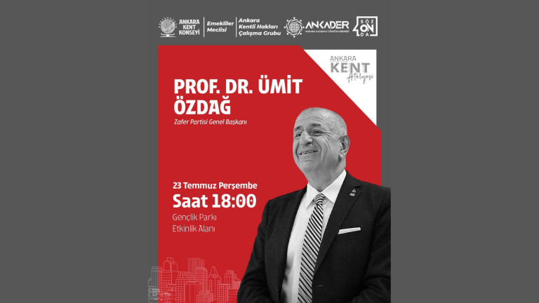 Prof. Dr. Ümit Özdağ — etkinlik afişi